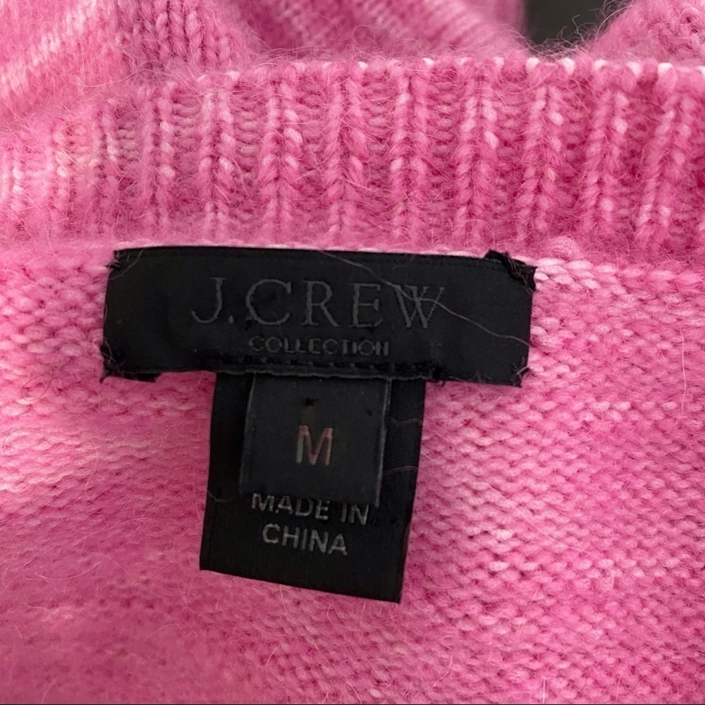 J. CREW Pink Marled Wrist Tie Sweater - Picture 6 of 8
